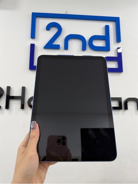 iPad Gen 10 - ZA/A - IOS 18.3 - Wifi - 64GB - Màu xanh - Pin 93% - Ngoại hình 98% - Màn hồng nhẹ , bụi trong - Kèm sạc 2