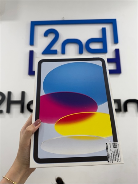 iPad gen 10 - ZA/A - IOS 18.6.2 - Wifi - 64GB - Màu xanh - Pin 99% - Ngoại hình 98% - Kèm Box