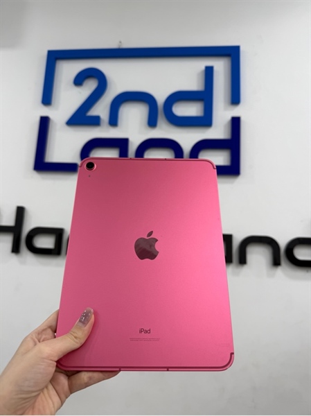 iPad Gen 10 - ZA/A - IOS 26.0 - bản 4G - 64GB - Màu hồng - Pin 91% - Ngoại hình 97% - Màn có vệt trắng ,viền trầy , cấn 1 góc , lưng trầy - Body
