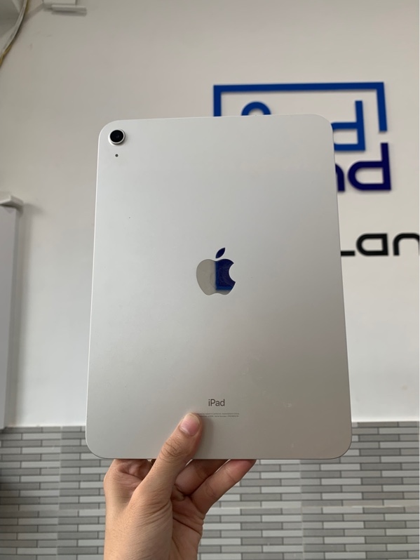 iPad Gen 10 - ZA/A - Wifi - 256GB - Màu bạc - Pin 100% chu kì sạc 48 lần - Ngoại hình: 98.5% - Fullbox