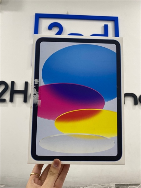 iPad Gen 11 (A16) - ZA/A - IOS - Wifi - 128GB - Màu xanh - Pin 100% - Ngoại hình 98% - Còn BH MTM 06/2026 - Kèm Box , sạc