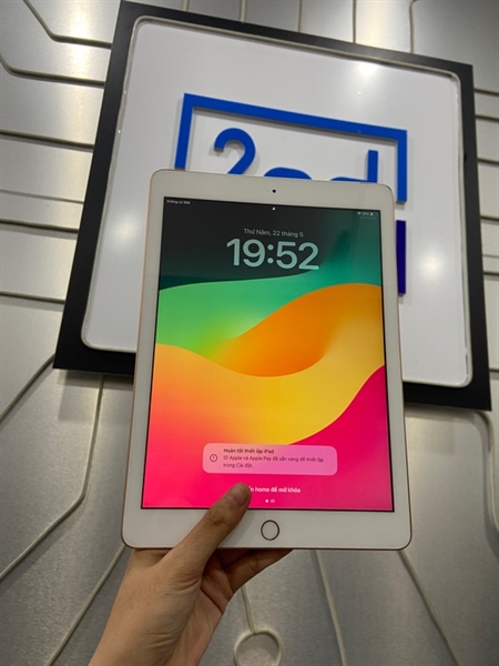 iPad Gen 6 - ZA/A - 128GB - Pin 86% - Màu hồng - Ngoại hình: 97% - Màn 1 đốm ám - Body 2