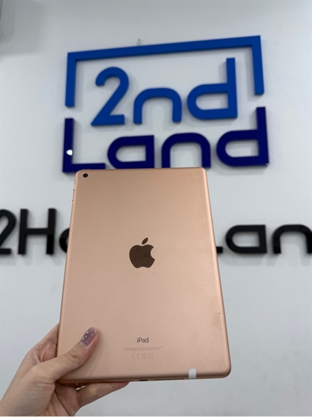iPad Gen 6 - ZA/A - IOS 17.7.10 - Wifi - 32GB - Màu hồng - Pin thay 100% - Ngoại hình 98% - Màn ám vàng nhẹ - Body