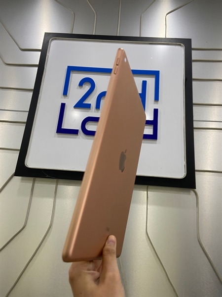iPad Gen 8 - ZA/A - 32GB - Pin 85% - Màu vàng - Ngoại hình: 97% - màn ám viền hồng - Body 1