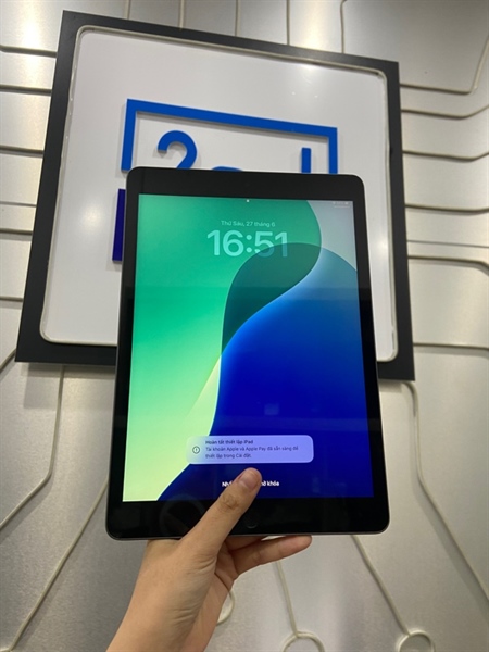 iPad Gen 9 - ZA/A - 64GB - Bản Wifi - Pin 93% - Màu đen - Ngoại hình: 98% - Kèm Box 2