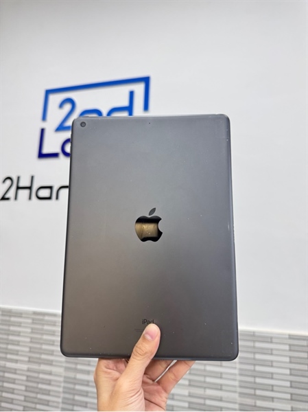 iPad Gen 9 - ZP/A - Wifi - 64GB - Màu xám - Pin 96% - Ngoại hình 98% - Vàng viền, kính xước lông mèo - Body