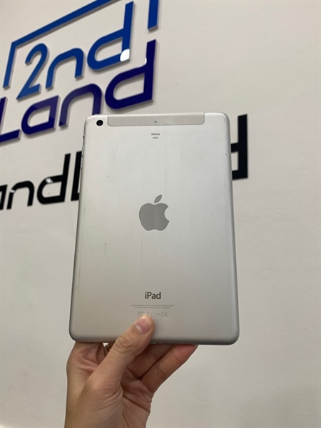 iPad mini 3 - P/A - IOS 12.5.7 - 4G - 64GB - Màu bạc - Pin thay 100% - Ngoại hình 97% - Màn ám hồng , ép cảm - Body