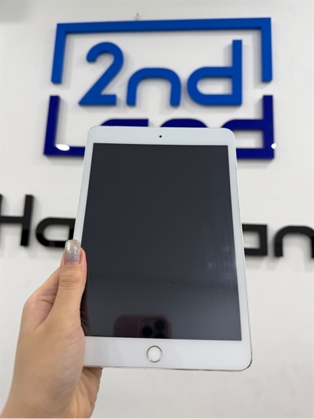 iPad mini 3 - P/A - IOS 12.5.7 - 4G - 64GB - Màu bạc - Pin thay 100% - Ngoại hình 97% - Màn ám hồng , ép cảm - Body 2