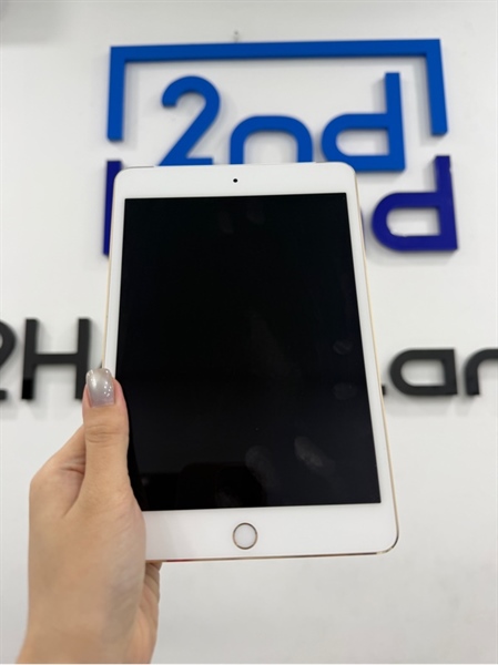 iPad mini 4 - J/A - IOS 15.8.4 - Bản 4G - 16GB - Màu vàng - Pin 95% - Ngoại hình 97% - Body 2