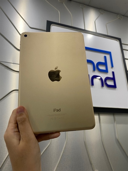 iPad Mini 4 - TH/A - 64GB - Bản Wifi - Pin 100% đã thay - Màu Gold - Ngoại hình: 98% - Body