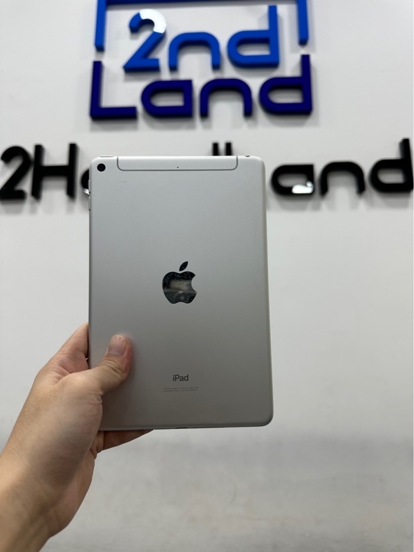 iPad Mini 5 4G - LL/A - 256GB - IOS 16.6 - Pin 87% - Màu bạc - Ngoại hình 97% - Màn ám nhẹ theo thời gian sử dụng - Body