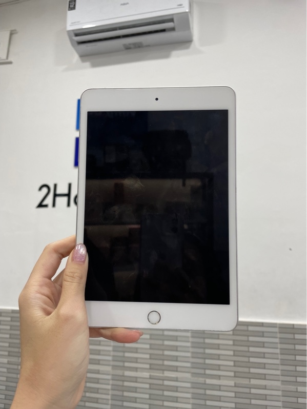 iPad mini 5 - 5G - LL/A - 256gb - Màu bạc - Pin 87% - Ngoại hình: 97% - Màn ám hồng - Body