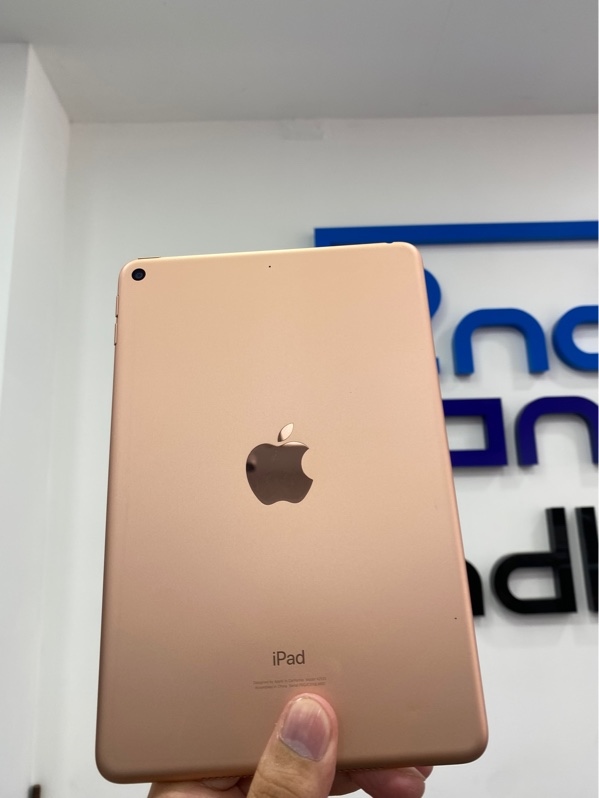 iPad mini 5 - Bản Wifi - LL/A - 256GB - Pin: 100% đã thay - Màu gold - Ngoại hình: 97.5% - Màn bầm chấm đỏ, ép cảm - Body