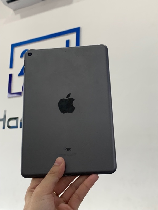 iPad mini 5 - LL/A - 64GB - Màu đen - Pin linh kiện 100% - Màn hình trầy, ám hồng, trầy body - Body