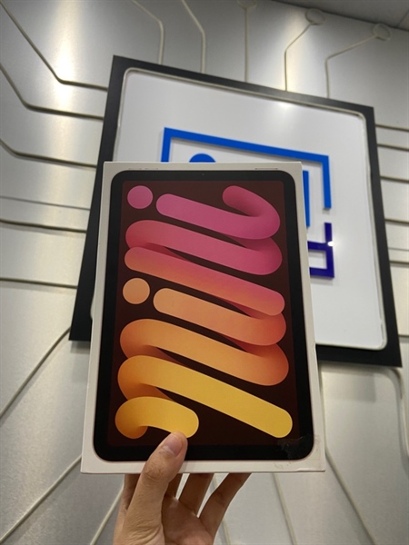 iPad Mini 6 Gen 6 - LL/A - 256GB - IOS 18.3.2 - Pin 85% - Màu hồng - Ngoại hình: 98% - FullBox 0