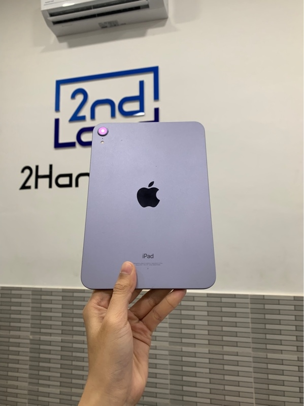 iPad mini 6 - KH/A - 256GB - Màu tím - Pin 100% đã thay - Ngoại hình: 98% - Body