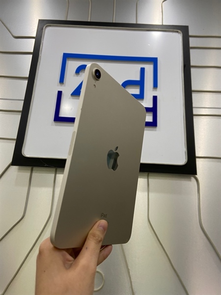 iPad Mini 6 - LL/A - 64GB - IOS 18.5 - Bản Wifi - Pin 91% - Màu trắng - Ngoại hình: 98% - Body 1
