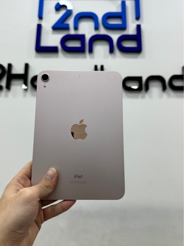 iPad Mini 6 WiFi - Hàng CPO - LL/A - 64GB - IOS 26.6.1 - Màu hồng - Ngoại hình 97% - Máy không đọc được 3Utools - Kèm box CPO + Cốc cáp lô