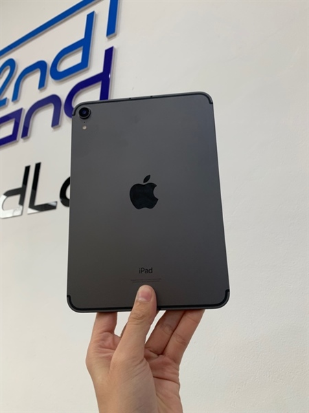 iPad Mini 6 - ZA/A - 64GB - 5G - Màu xám - Pin 99% chu kì sạc 64 lần - Ngoại hình: 98% - Fullbox
