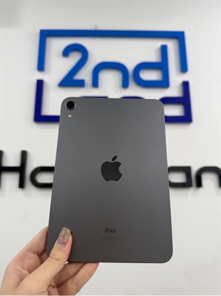 iPad mini 6 - ZA/A - IOS 17.6.1 - Wifi - 64GB - Màu đen - Pin 84% - Ngoại hình 97.5% - Màn ám vàng nhẹ - FullBox 1