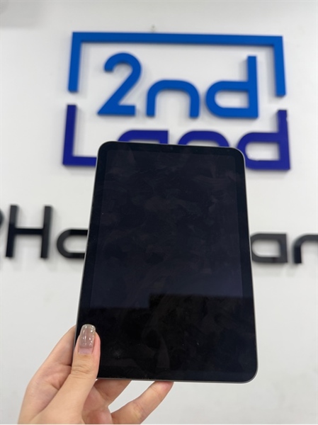 iPad mini 6 - ZA/A - IOS 17.6.1 - Wifi - 64GB - Màu đen - Pin 84% - Ngoại hình 97.5% - Màn ám vàng nhẹ - FullBox 3