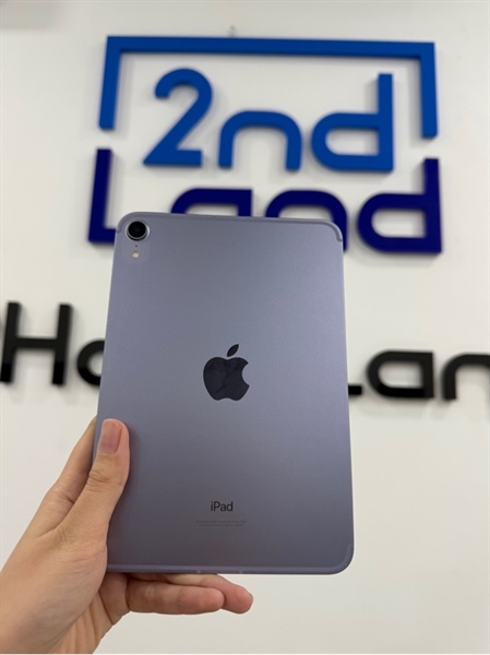 iPad mini 6 - ZA/A - IOS 18.1.1 - LTE - 256GB - Màu tím - Pin 87% - Ngoại hình 98% - Body