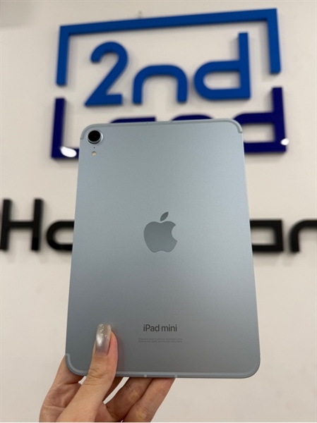 iPad Mini 7 2024 (A17 Pro) - J/A - IOS 18.5 - Bản 5G - 128GB - Màu xanh - Pin 100% chu kỳ sạc 3 - Ngoại hình 98% - Body