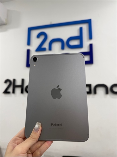 iPad Mini 7 2024 (A17 Pro) - TH/A - IOS 18.5 - Bản 5G - 128GB - Màu xám - Pin 100% chu kỳ sạc 4 - Ngoại hình 98% - Body