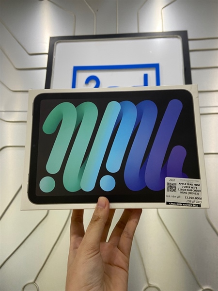 iPad Mini 7 (A12 Pro ) - ZA/A - 128GB - Bản Wifi - Pin 100% - Chu kì 24 - Màu xám - Ngoại hình: 99% - Kèm Box - Còn bảo hành cellphoneS đến 19/11/2026