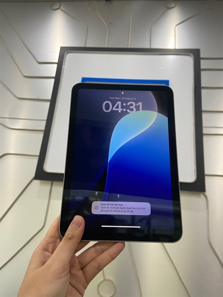 iPad Mini 7 (A12 Pro ) - ZA/A - 128GB - Bản Wifi - Pin 100% - Chu kì 24 - Màu xám - Ngoại hình: 99% - Kèm Box - Còn bảo hành cellphoneS đến 19/11/2026 3