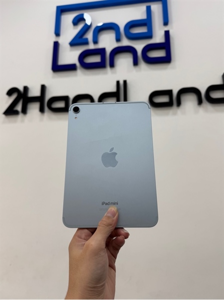 iPad Mini 7 ( A17 Pro ) 2024 - 5G - J/A - 128GB - IOS 18.5 - Pin 100% - Màu xanh - Ngoại hình 99% - Body