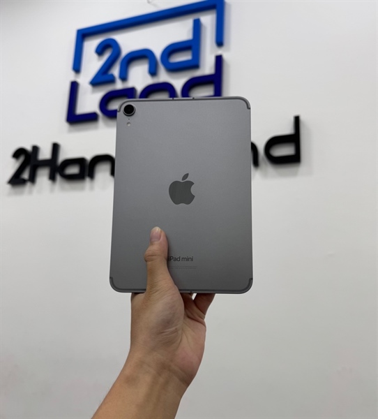 iPad Mini 7 ( A17 Pro ) 2024 - 5G - TH/A - 128GB - IOS 18.5 - Pin 100% - Màu xám - Ngoại hình 99% - Body