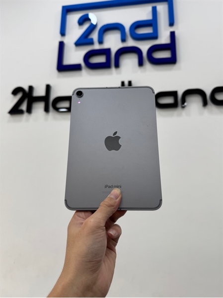 iPad Mini 7 ( A17 Pro ) 2024 - 5G - X/A - 128GB - IOS 18.5 - Pin 100% - Màu xám - Ngoại hình 99% - Body