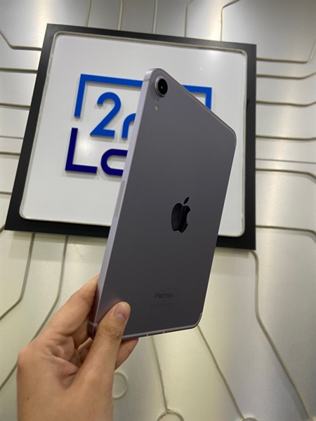iPad Mini 7 - A17 Pro - TH/A - 128GB - 5G - IOS 18.5 - 1978 - Pin 100% sạc 3 lần - Màu tím - Ngoại hình: 98% - Body 1