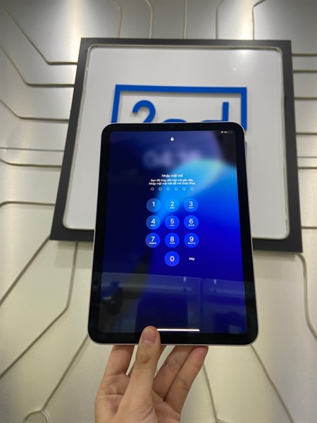 iPad Mini 7 - A17 Pro - TH/A - 128GB - 5G - IOS 18.5 - 1978 - Pin 100% sạc 3 lần - Màu tím - Ngoại hình: 98% - Body 3