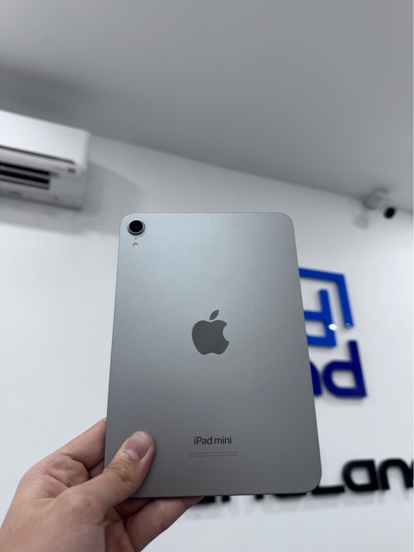iPad mini 7 A17 Pro - ZA/A - 128 Gb - iOS26.6 - Bản wifi - Màu xám - Pin 99% chu kỳ 76 - Ngoại hình 98% - Màn hở sáng viền nhẹ - Kèm box, sạc, hoá đơn bảo hành hãng tới 03/2027