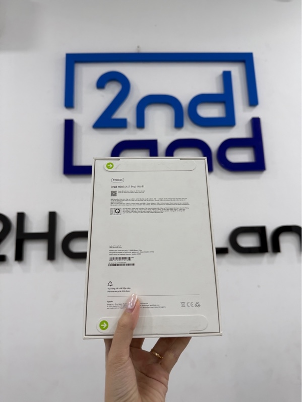 iPad mini 7 (A17 Pro) - ZA/A - Wifi - 128GB - Màu xám - Newseal chưa kích hoạt