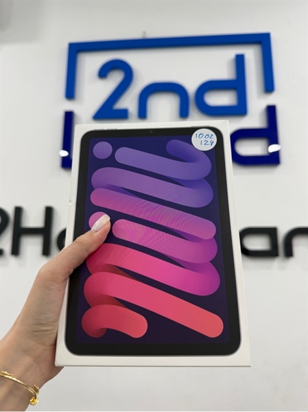 iPad Mini 7 (A17) - ZA/A - IOS 26.2 - Wifi - 128GB - Màu tím - Pin 100% - Ngoại hình 98% - FullBox