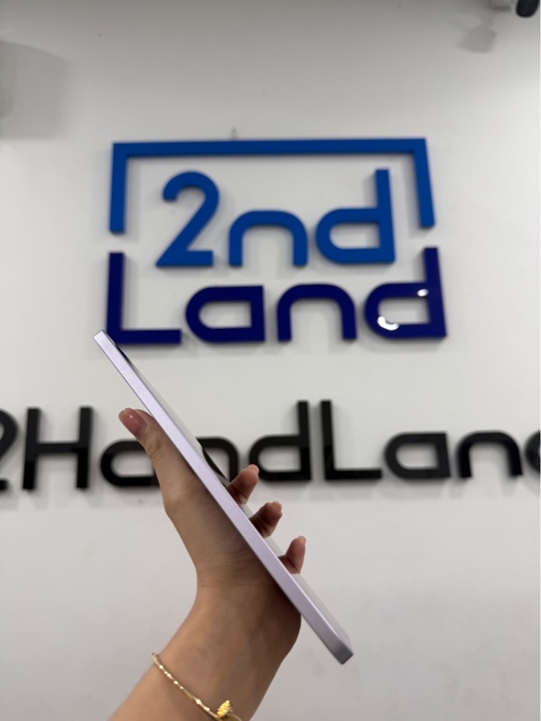 iPad mini 7 - chip A17 Pro - ZA/A - IOS - 128GB - WIFI - Màu tím - Pin 99% chu kì sạc 113 - Ngoại hình 97.5% - còn Bảo hành CPS 11/10/2026 - Kèm box , sạc