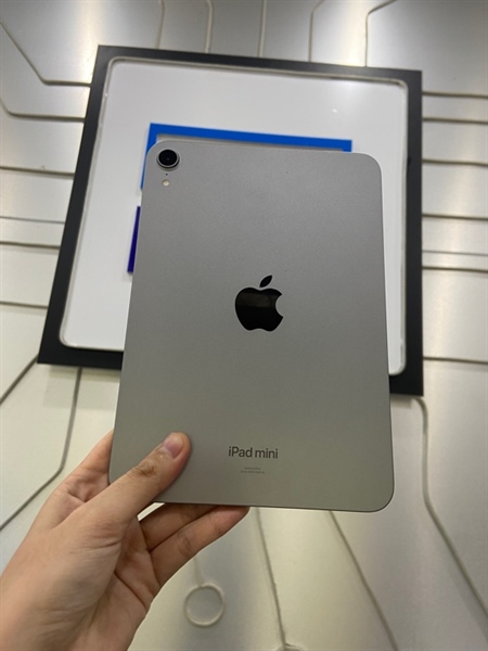 iPad Mini 7 - LL/A - 256GB - Bản Wifi - Pin 100% - Chu kì sạc 4 lần - Màu xám - Ngoại hình: 99% - FullBox 1