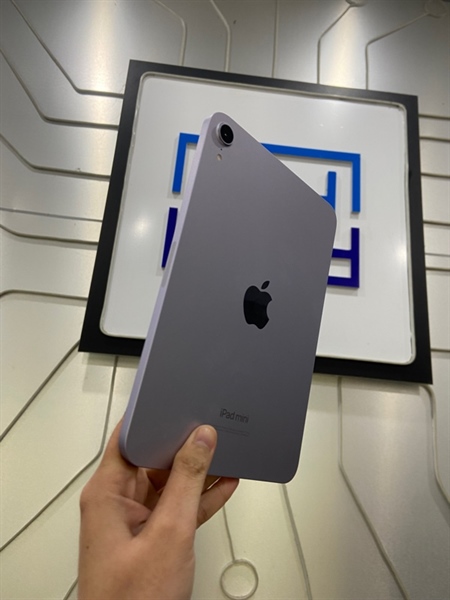 iPad Mini 7 - ZA/A - 128GB - Bản Wifi - Pin 100% - Chu kì sạc 82 lần - Màu tím - Ngoại hình: 97% - FullBox - Còn bảo hành hãng tới 08/08/2026 1