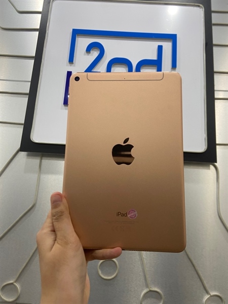 iPad Mini Gen 5 - 2B/A - 256GB - Bản 3G - Màu gold - pin 97% - Ngoại hình: 97% - Phản quang mờ - Body