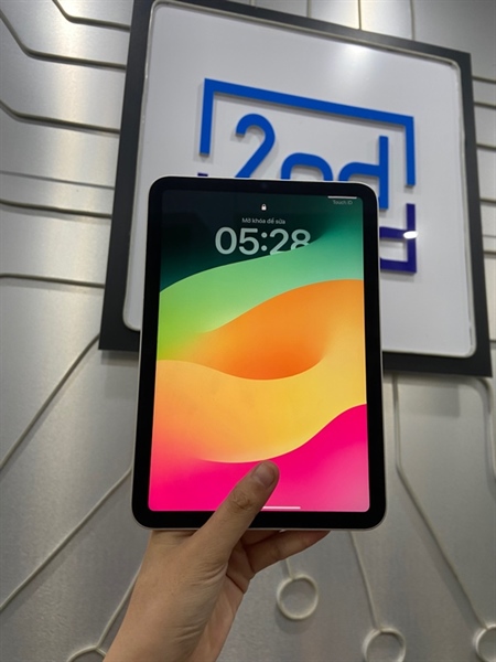 iPad Mini Gen 6 - ZA/A - 256GB - Pin 83% - Màu bạc - Ngoại hình: 97% - Body 2