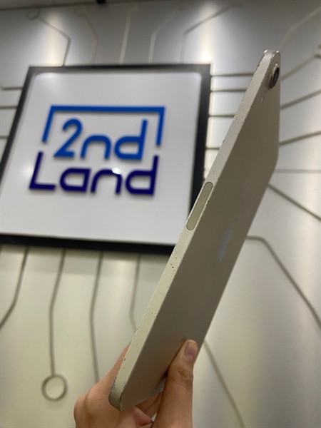 iPad Mini Gen 6 - ZA/A - 64GB - Bản Wifi - Pin 100% thay new - Chu kì sạc 1504 - Màu trắng - Ngoại hình: 97% - Trầy 4 viền nặng, màn ám hồng, màn ép kính, touch id hư - Body 1