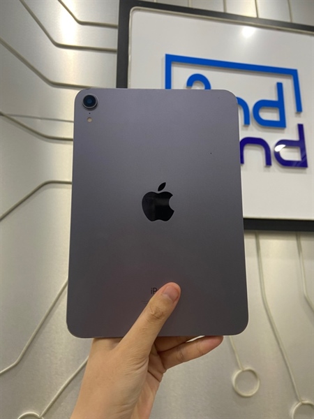 iPad Mini Gen 6 - ZA/A - 64GB - Pin 84% - Màu tím - Ngoại hình: 97% - Body
