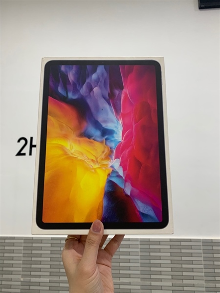 iPad Pro 11 inch Gen 2 (LTE) - 2020 - ZP/A - 256GB - Màu xám - Pin 88% chu kì sạc 545 lần - Ngoại hình: 97% - Trầy cấn, màn ám hồng + xước mèo - Box
