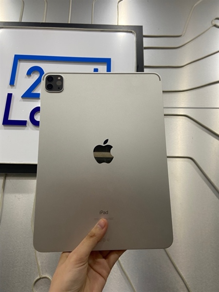 iPad Pro 11 inch Gen 2 - ZA/A - 128GB - Bản Wifi - Pin 80% - Màu xám - Ngoại hình: 98% - Màn ám vàng - Body