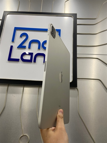 iPad Pro 11 inch Gen 2 - ZA/A - 128GB - Bản Wifi - Pin 80% - Màu xám - Ngoại hình: 98% - Màn ám vàng - Body 1