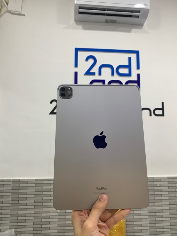 iPad Pro 11 inch gen 4 - M2 - LL/A - 128GB - Màu xám - Pin 84% chu kì sạc 723% - Ngoại hình: 98% - Cong sườn nhẹ - Body