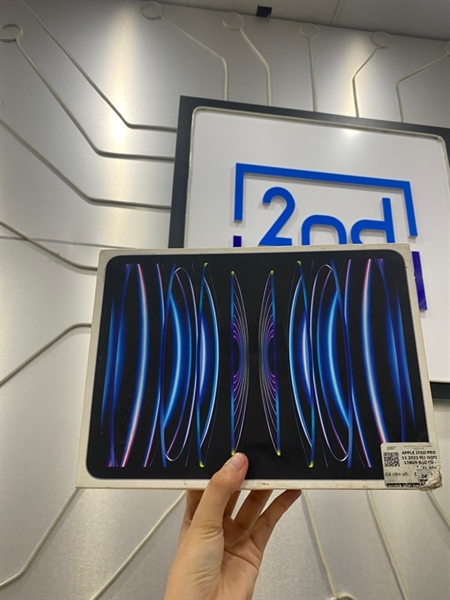 iPad Pro 11 inch M2 - 128GB - ZA/A - Bản Wifi - Pin 86% - Màu bạc - Ngoại hình: 97.5% - Kèm Box